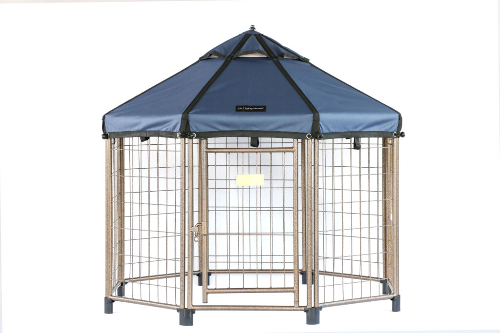 Pet Gazebo® 5ft Octagonal Dog Kennel with Vented Canopy