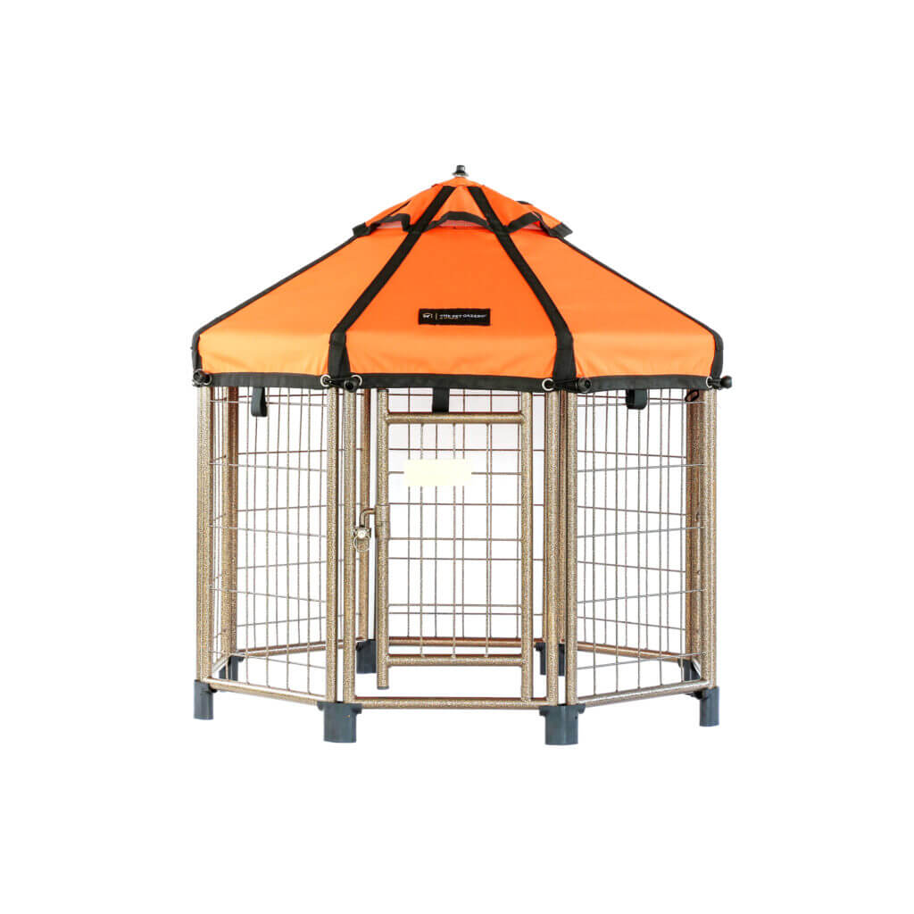 Pet Gazebo® 3ft Octagonal Dog Kennel with Vented Canopy