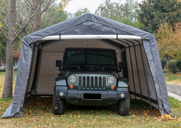 Portable Shelter - 12 ft. W x 20 ft. D x 8 ft. H - Image 2