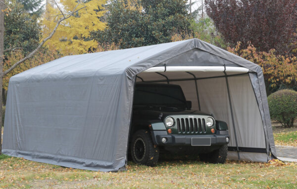 Portable Shelter - 12 ft. W x 20 ft. D x 8 ft. H