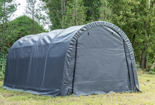 WeatherFast Portable Shelter with Round Top - 12 ft. W x 20 ft. D x 8 ft. H