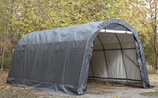 WeatherFast Portable Shelter with Round Top - 12 ft. W x 20 ft. D x 8 ft. H